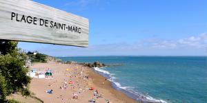 Plage de Saint Marc sur mer en Loire Atlantique 